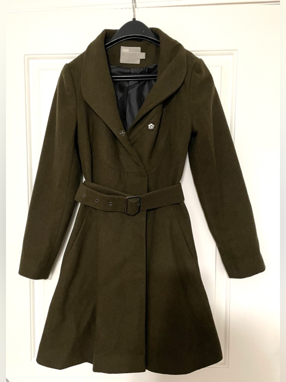 ASOS Wool blend coat, Size 2